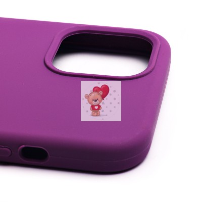 Чехол-накладка для Apple iPhone 12 Pro Max (фиолетовый) [ORG] Soft Touch