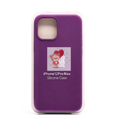 Чехол-накладка для Apple iPhone 12 Pro Max (фиолетовый) [ORG] Soft Touch
