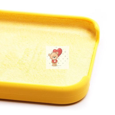 Чехол-накладка для Apple iPhone 12 Pro Max (желтый) [ORG] Soft Touch