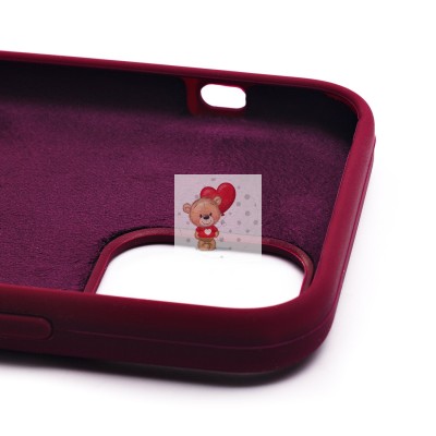 Чехол-накладка для Apple iPhone 12 Pro (бордовый) [ORG] Soft Touch