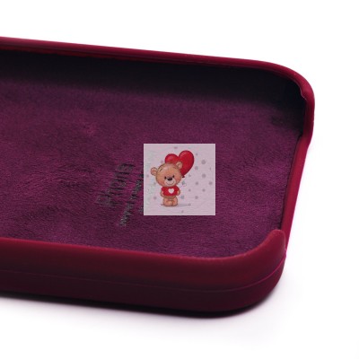 Чехол-накладка для Apple iPhone 12 Pro (бордовый) [ORG] Soft Touch