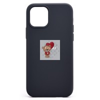 Чехол-накладка для Apple iPhone 12 (темно-серый) [ORG] Soft Touch