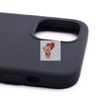 Чехол-накладка для Apple iPhone 12 Pro (темно-серый) [ORG] Soft Touch