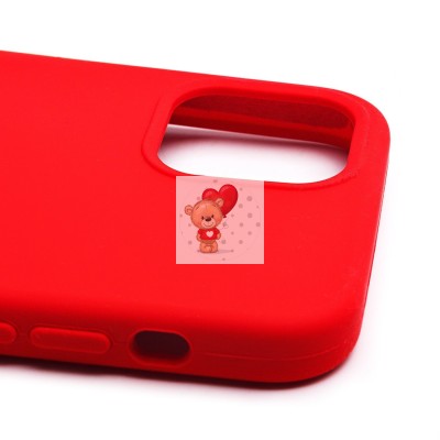 Чехол-накладка для Apple iPhone 12 Pro (красный) [ORG] Soft Touch