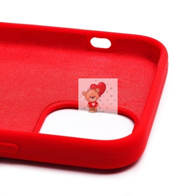 Чехол-накладка для Apple iPhone 12 Pro (красный) [ORG] Soft Touch