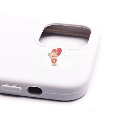 Чехол-накладка для Apple iPhone 12 (белый) [ORG] Soft Touch