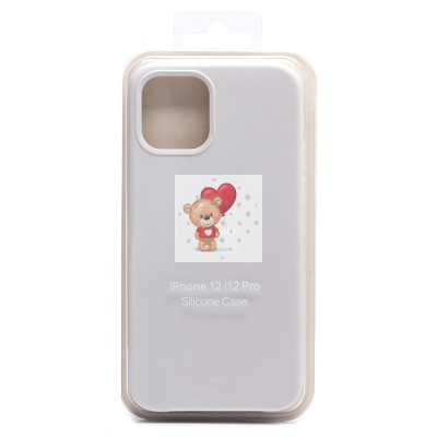 Чехол-накладка для Apple iPhone 12 (белый) [ORG] Soft Touch