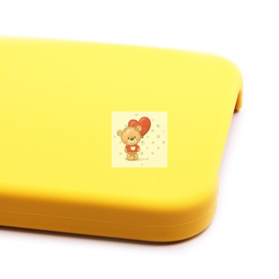 Чехол-накладка для Apple iPhone 12 (желтый) [ORG] Soft Touch