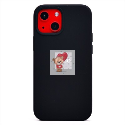 Чехол-накладка для Apple iPhone 13 mini (черный) [ORG] Soft Touch