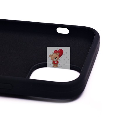 Чехол-накладка для Apple iPhone 13 mini (черный) [ORG] Soft Touch
