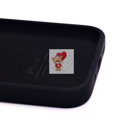 Чехол-накладка для Apple iPhone 13 mini (черный) [ORG] Soft Touch