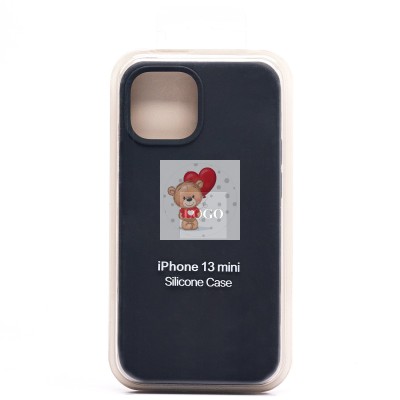 Чехол-накладка для Apple iPhone 13 mini (темно-серый) [ORG] Soft Touch