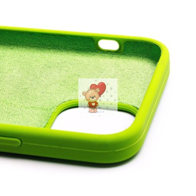 Чехол-накладка для Apple iPhone 13 mini (зеленый) [ORG] Soft Touch