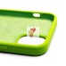 Чехол-накладка для Apple iPhone 13 mini (зеленый) [ORG] Soft Touch