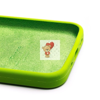 Чехол-накладка для Apple iPhone 13 mini (зеленый) [ORG] Soft Touch