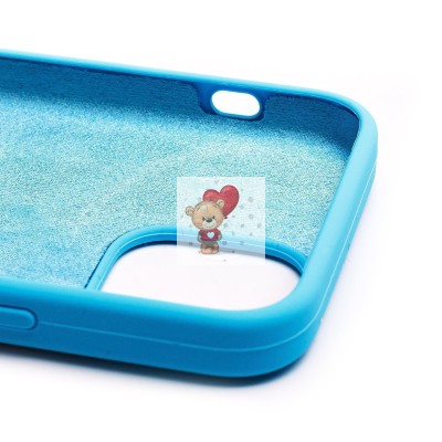 Чехол-накладка для Apple iPhone 13 mini (голубой) [ORG] Soft Touch
