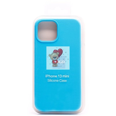 Чехол-накладка для Apple iPhone 13 mini (голубой) [ORG] Soft Touch