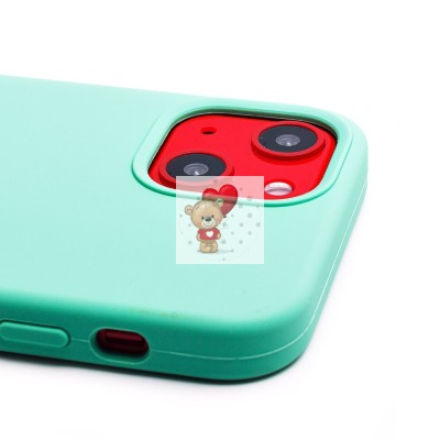 Чехол-накладка для Apple iPhone 13 mini (мятный) [ORG] Soft Touch
