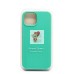 Чехол-накладка для Apple iPhone 13 mini (мятный) [ORG] Soft Touch