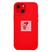 Чехол-накладка для Apple iPhone 13 mini (красный) [ORG] Soft Touch