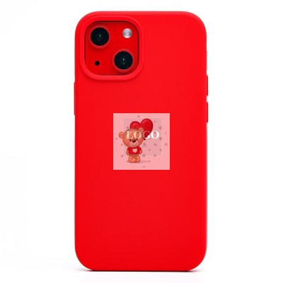 Чехол-накладка для Apple iPhone 13 mini (красный) [ORG] Soft Touch