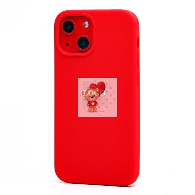 Чехол-накладка для Apple iPhone 13 mini (красный) [ORG] Soft Touch