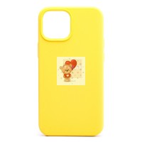 Чехол-накладка для Apple iPhone 13 mini (желтый) [ORG] Soft Touch