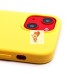 Чехол-накладка для Apple iPhone 13 mini (желтый) [ORG] Soft Touch