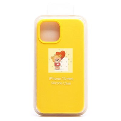 Чехол-накладка для Apple iPhone 13 mini (желтый) [ORG] Soft Touch