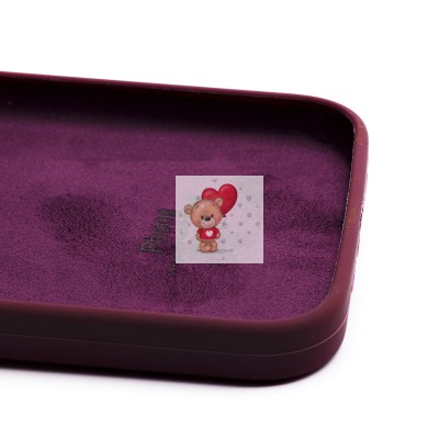 Чехол-накладка для Apple iPhone 13 Pro Max (бордовый) [ORG] Soft Touch