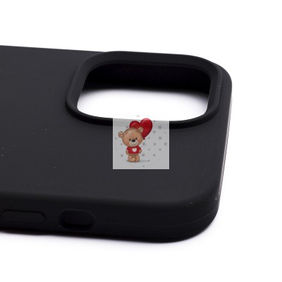 Чехол-накладка для Apple iPhone 13 Pro (черный) [ORG] Soft Touch