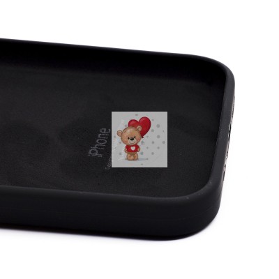 Чехол-накладка для Apple iPhone 13 Pro (черный) [ORG] Soft Touch