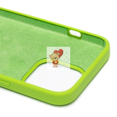 Чехол-накладка для Apple iPhone 13 Pro (зеленый) [ORG] Soft Touch