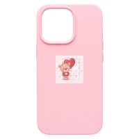 Чехол-накладка для Apple iPhone 13 Pro (светло-розовый) [ORG] Soft Touch