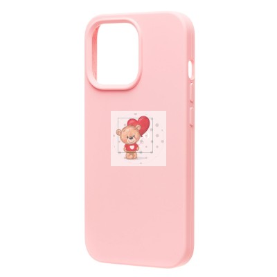 Чехол-накладка для Apple iPhone 13 Pro (светло-розовый) [ORG] Soft Touch