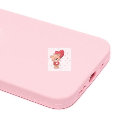 Чехол-накладка для Apple iPhone 13 Pro (светло-розовый) [ORG] Soft Touch