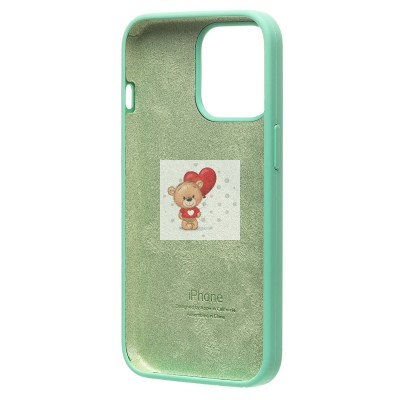 Чехол-накладка для Apple iPhone 13 Pro (мятный) [ORG] Soft Touch