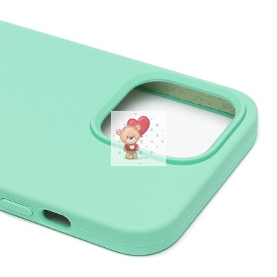 Чехол-накладка для Apple iPhone 13 Pro (мятный) [ORG] Soft Touch