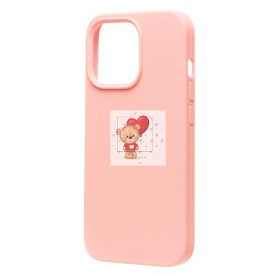 Чехол-накладка для Apple iPhone 13 Pro (розовый) [ORG] Soft Touch