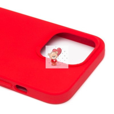 Чехол-накладка для Apple iPhone 13 Pro (красный) [ORG] Soft Touch