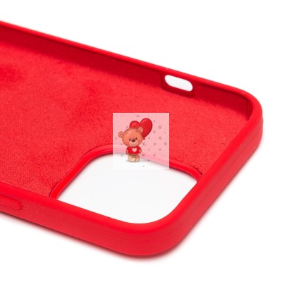 Чехол-накладка для Apple iPhone 13 Pro (красный) [ORG] Soft Touch