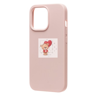 Чехол-накладка для Apple iPhone 13 Pro (песочный розовый) [ORG] Soft Touch