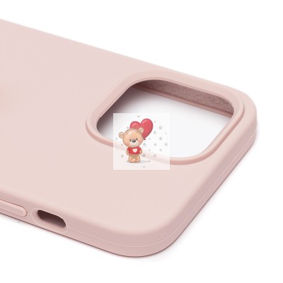Чехол-накладка для Apple iPhone 13 Pro (песочный розовый) [ORG] Soft Touch