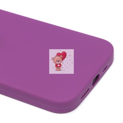 Чехол-накладка для Apple iPhone 13 Pro (фиолетовый) [ORG] Soft Touch