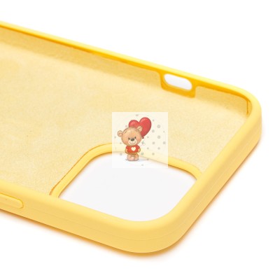 Чехол-накладка для Apple iPhone 13 Pro (желтый) [ORG] Soft Touch