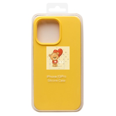 Чехол-накладка для Apple iPhone 13 Pro (желтый) [ORG] Soft Touch