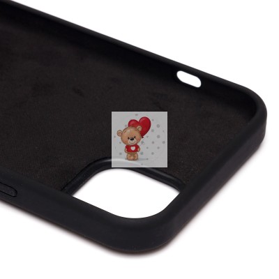 Чехол-накладка для Apple iPhone 14 Plus (черный) [ORG] Soft Touch