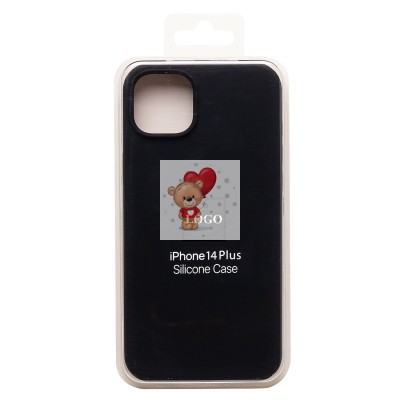 Чехол-накладка для Apple iPhone 14 Plus (черный) [ORG] Soft Touch