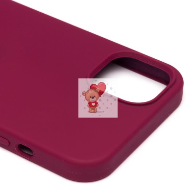 Чехол-накладка для Apple iPhone 14 Plus (бордовый) [ORG] Soft Touch