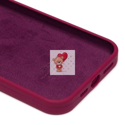 Чехол-накладка для Apple iPhone 14 Plus (бордовый) [ORG] Soft Touch